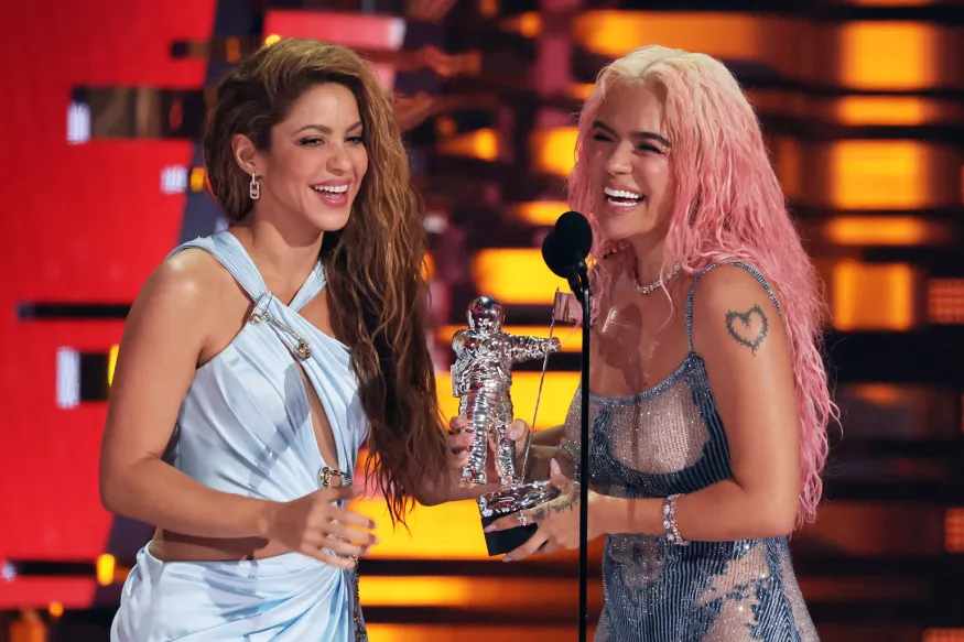 Shakira y Karol G Juntas de nuevo en los MTV